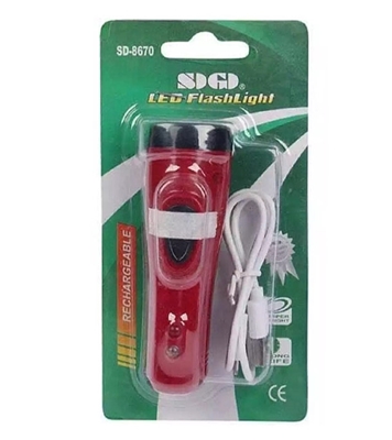Mini Rechargeable LED Torch Ligh